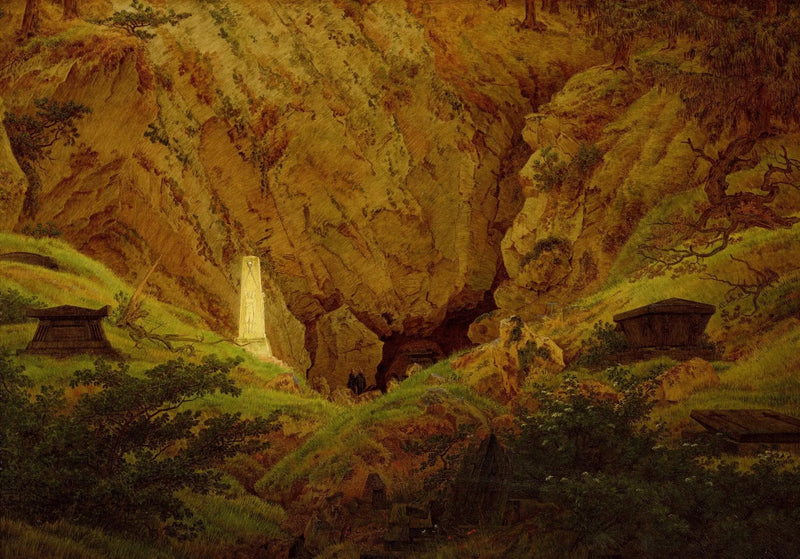 Groby bojowników o wolność - Caspar David Friedrich