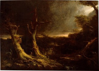 Tornade dans une forêt américaine - Thomas Cole - Alpha Reproduction