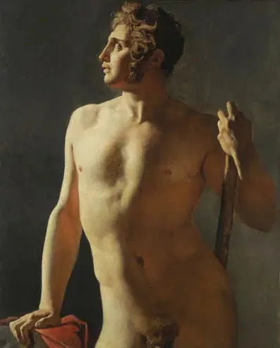 Torso (półpostać namalowana) - Jean-Auguste-Dominique Ingres