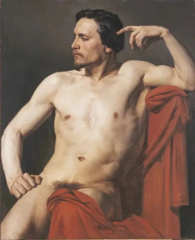Torso lub półpostać namalowana - Bouguereau