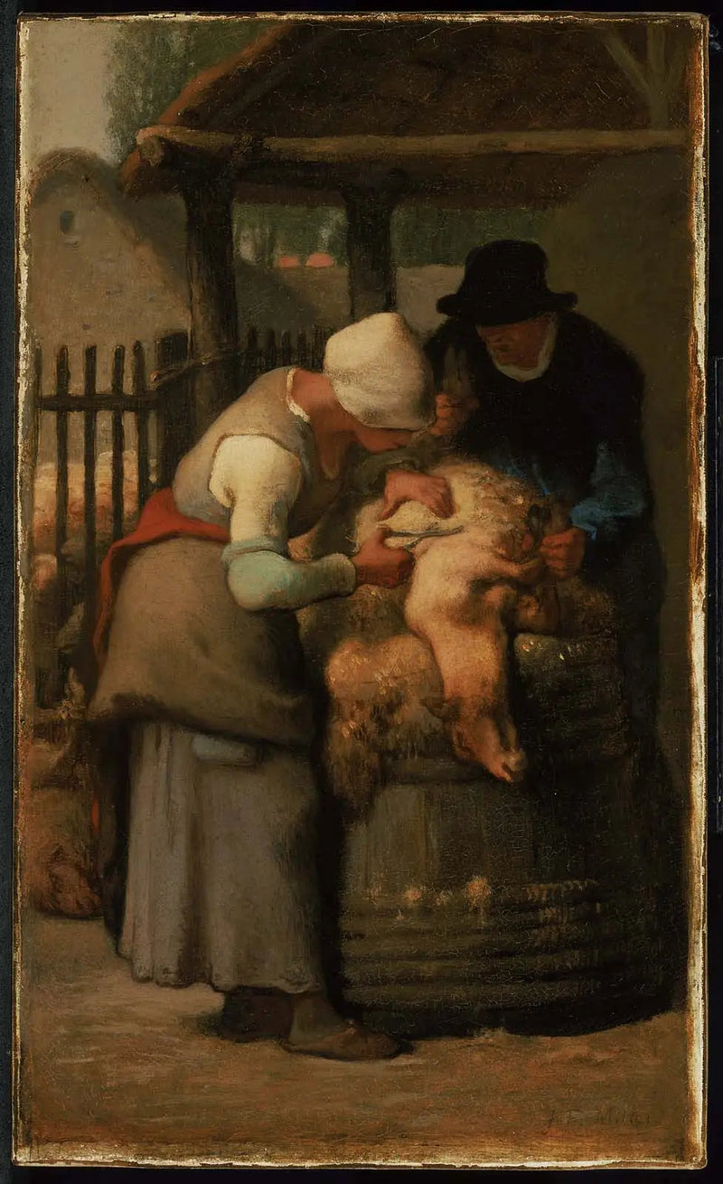 Tote z wełny - Jean-François Millet