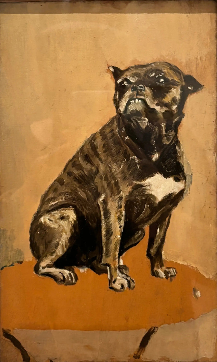 Dotyk, siedzący przy stole - Henri de Toulouse-Lautrec