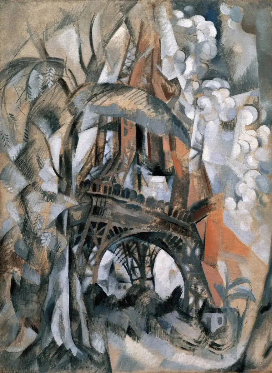 Wieża Eiffla wśród drzew - Robert Delaunay