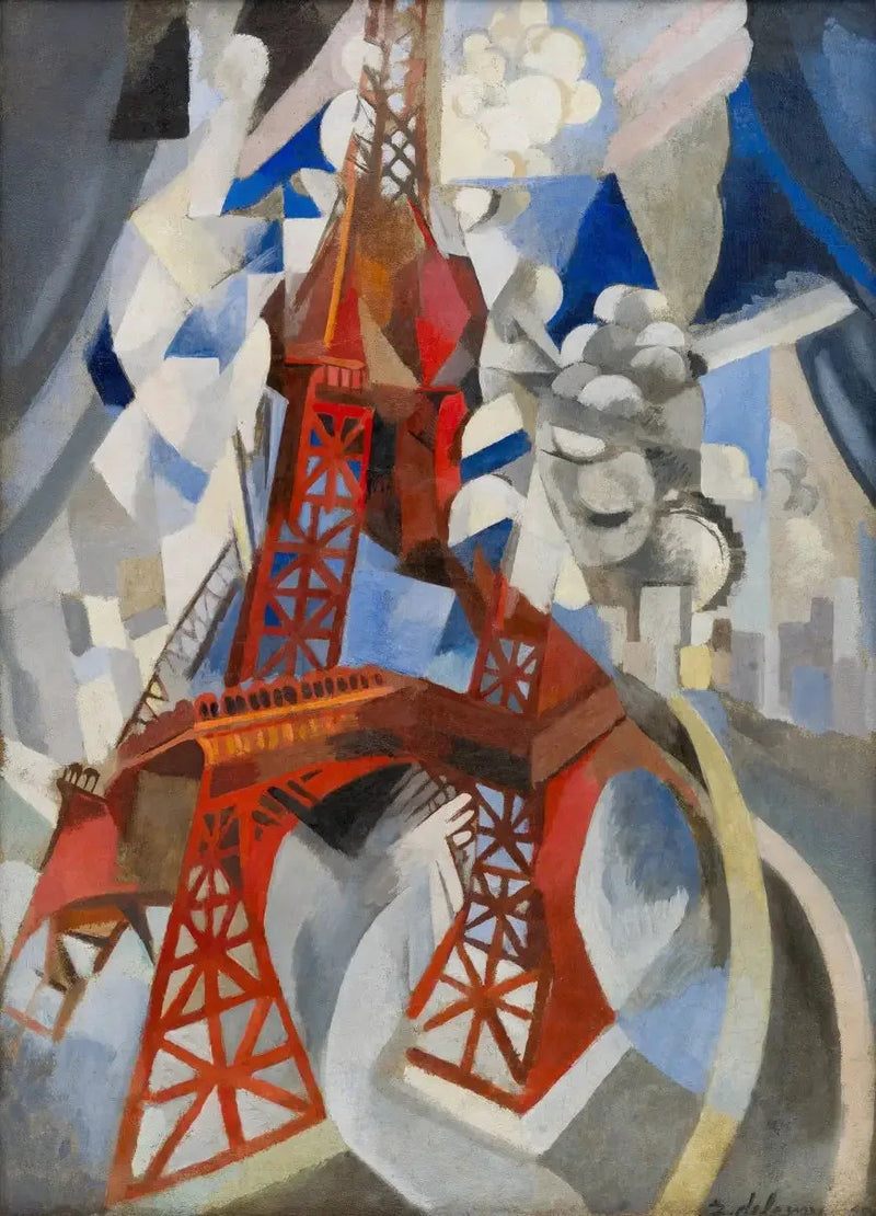 Czerwona Wieża Eiffla - Robert Delaunay