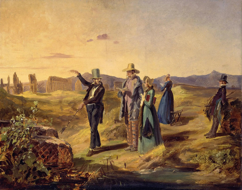 Angielscy turyści na wsi - Carl Spitzweg