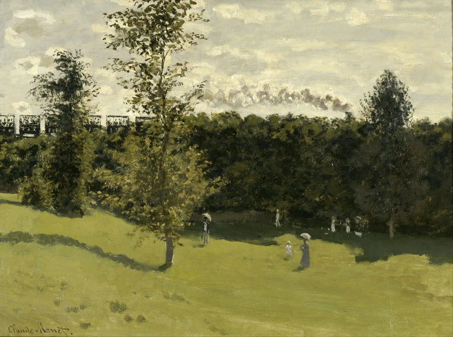 Pociąg na wsi W153 - Claude Monet