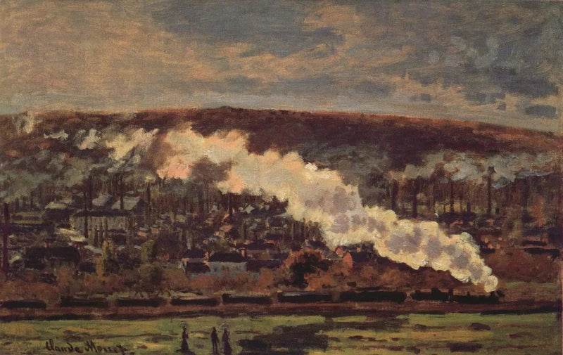 Pociąg towarowy W213 - Claude Monet