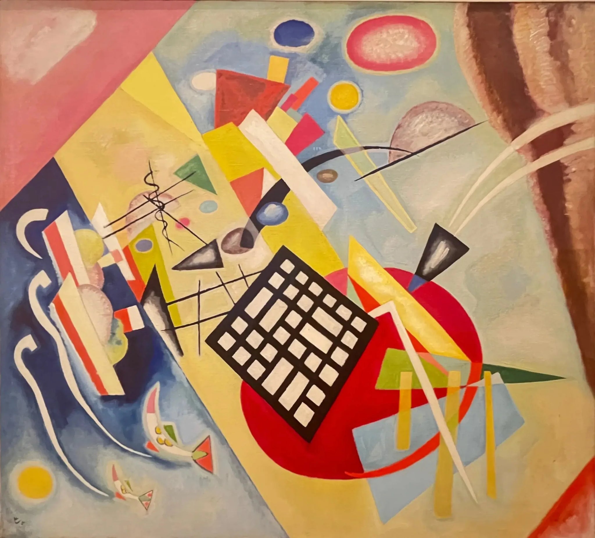 Trame noire - Vassily Kandinsky image 1 copie de tableau peinte à la main