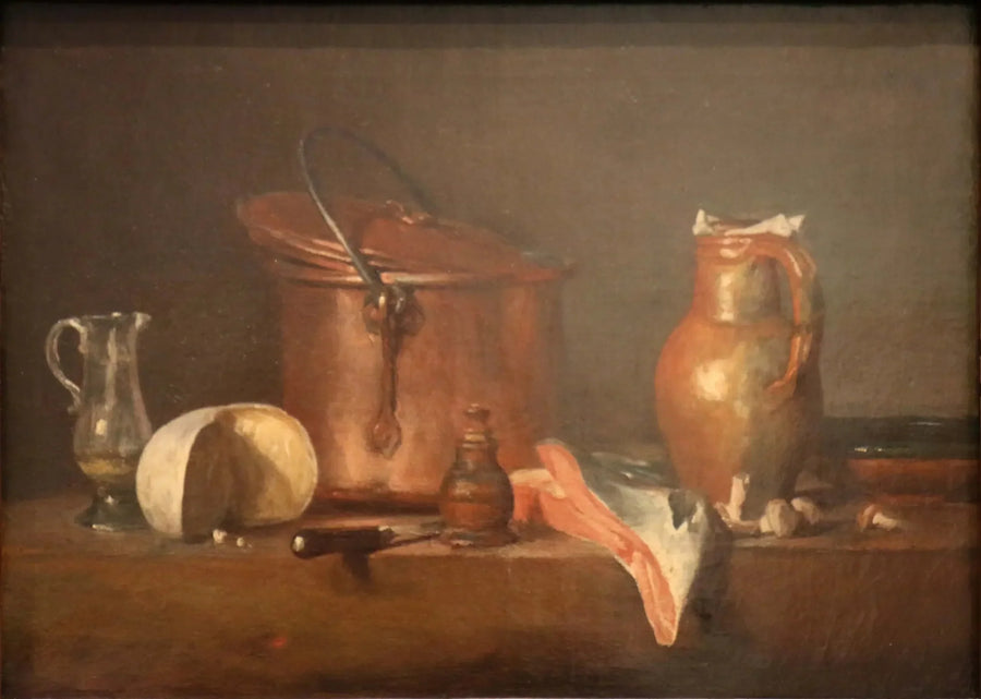 Plaster łososia - Jean Simeón Chardin