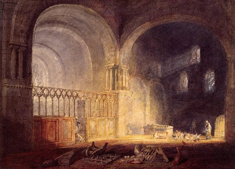 Transept opactwa Ewenny, Glamorganshire - J. M. W. Turner