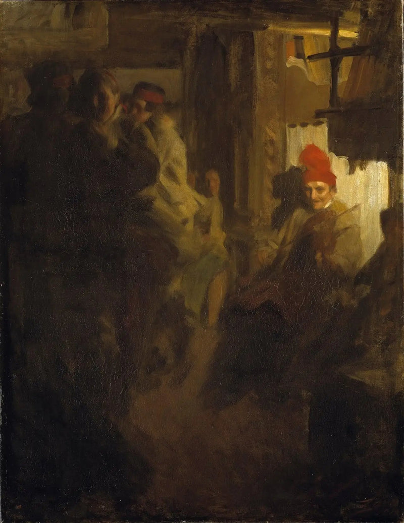 Przeniesione do Riksdagu: Taniec w Gopsmor - Anders Zorn