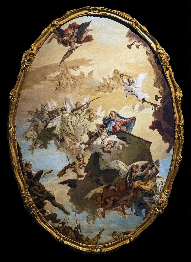 Transport domu Lorette - Giovanni Battista Tiepolo