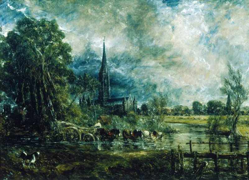 Przeprawa przez rzekę Avon - John Constable