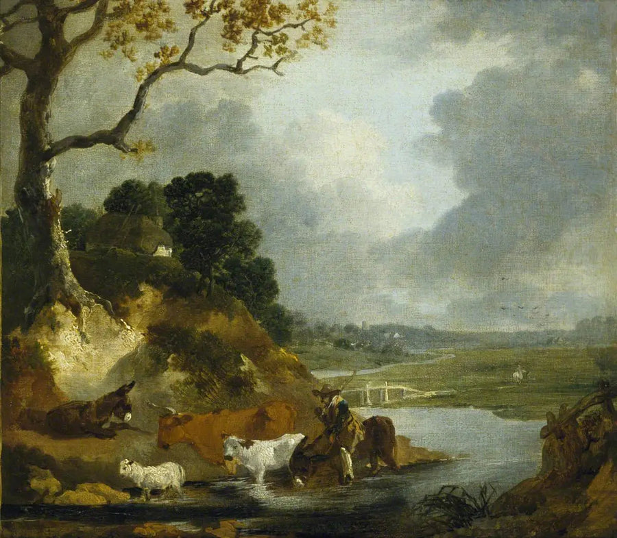 Przeprawa przez brodę - Thomas Gainsborough
