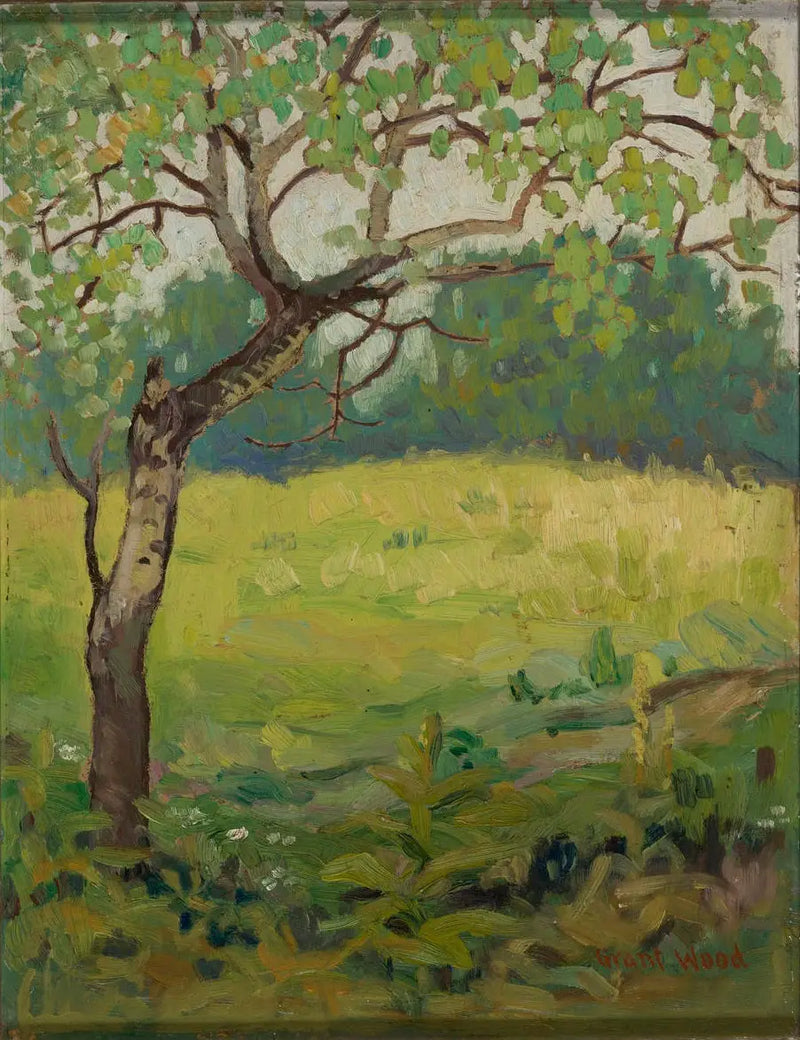 Drżący drżący - Grant Wood