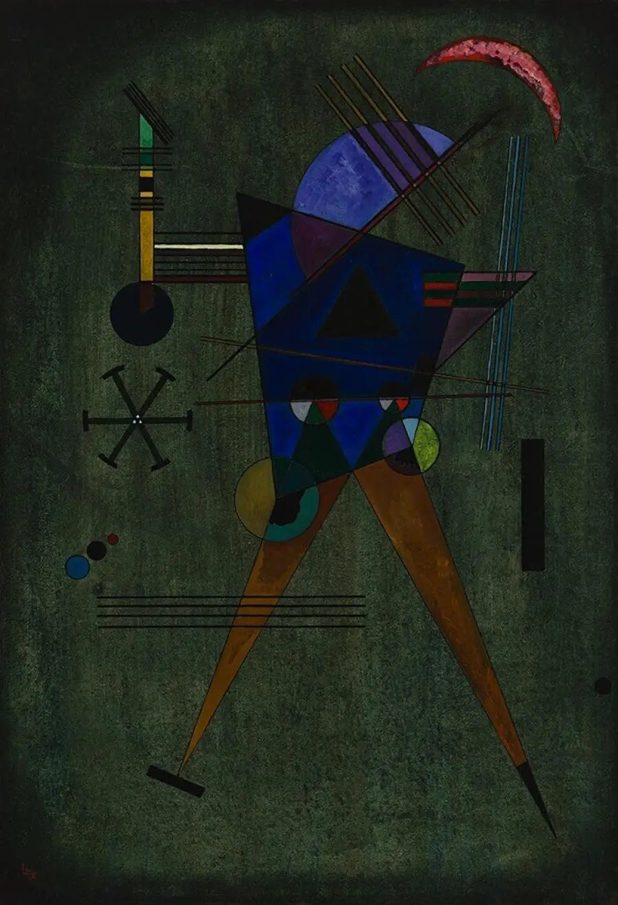 Czarny trójkąt - Wasilij Kandinsky