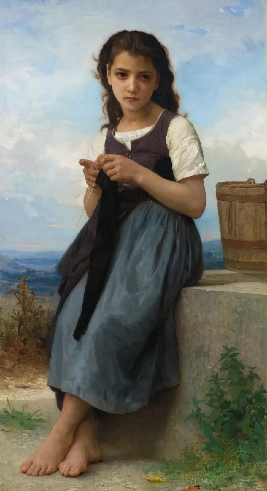 Robótka na drutach - Bouguereau