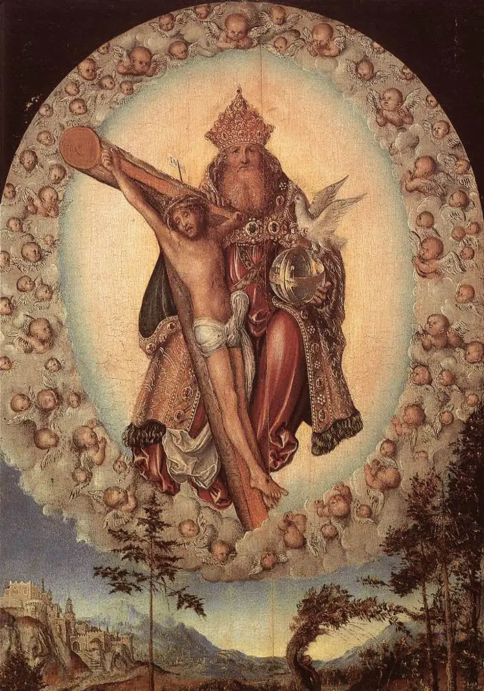 Trójca Święta - Lucas Cranach Starszy