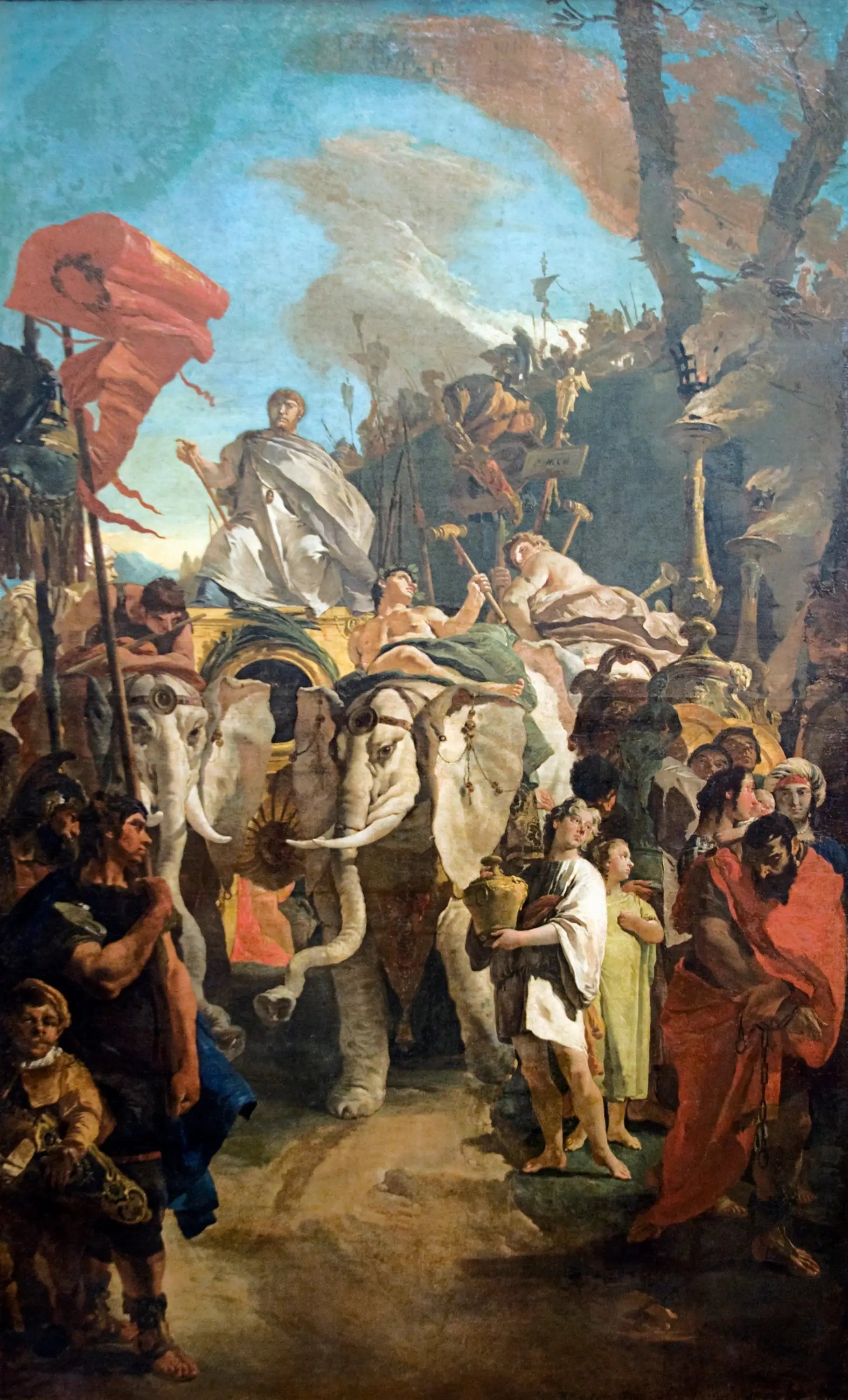 Triomphe de Manius Curius Dentatus - Giovanni Battista Tiepolo - Alpha Reproduction
