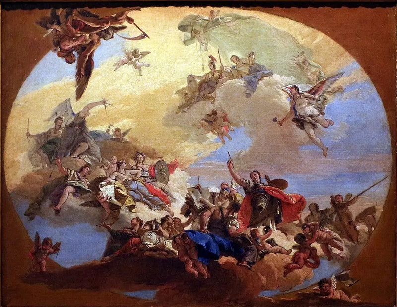 Triumf sztuki - Giovanni Battista Tiepolo