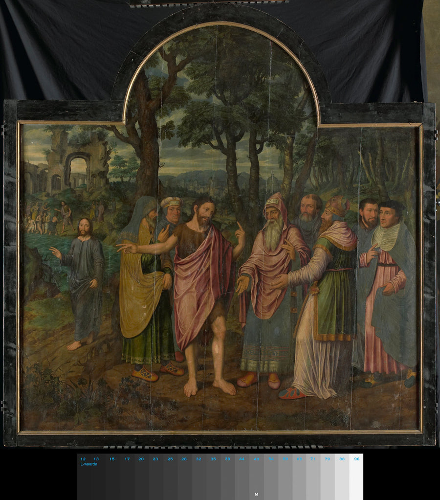 Triptyque avec des scènes de la vie de Jean-Baptiste - Hans van Coninxloo (I)
