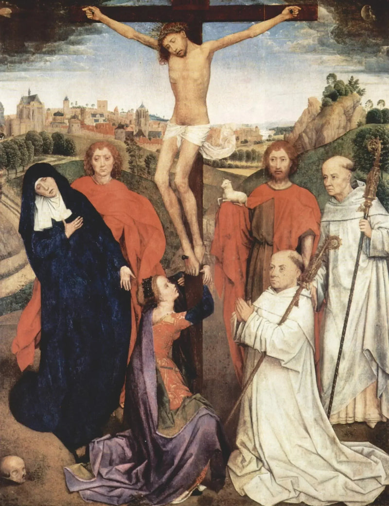 Tryptyk Jana Crabbe. Środkowa tablica - Hans Memling