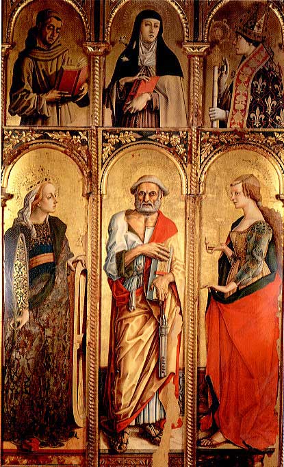 Triptyk Montefiore - Carlo Crivelli