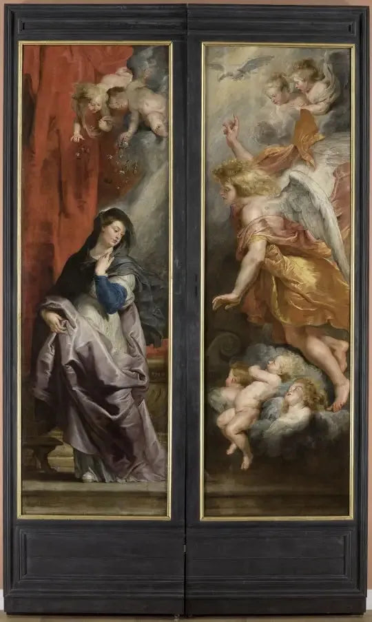 Tryptyk świętego Szczepana: Zwiastowanie - Peter Paul Rubens