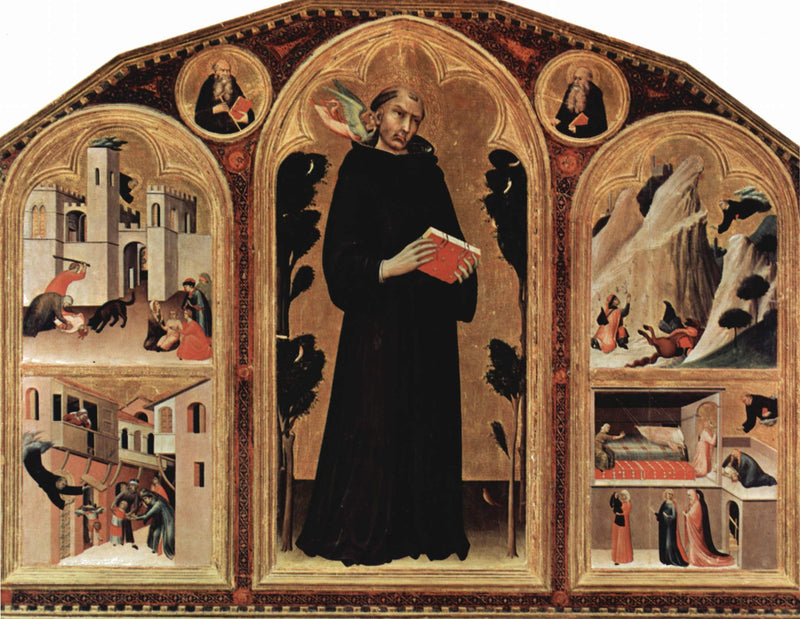 Tryptyk Sant'Agostino - Simone Martini