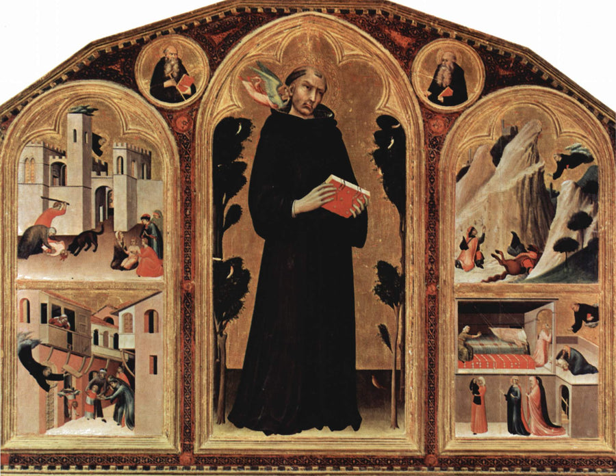 Tryptyk Sant'Agostino - Simone Martini