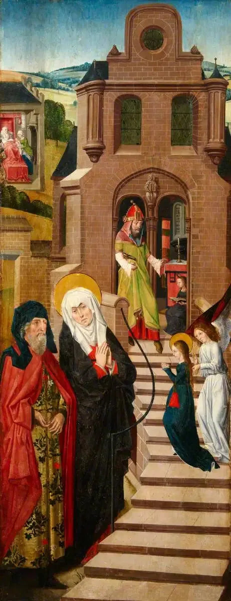 Triptyk Westona (triptyk, prawa skrzydło, wnętrze) - Rogier van der Weyden