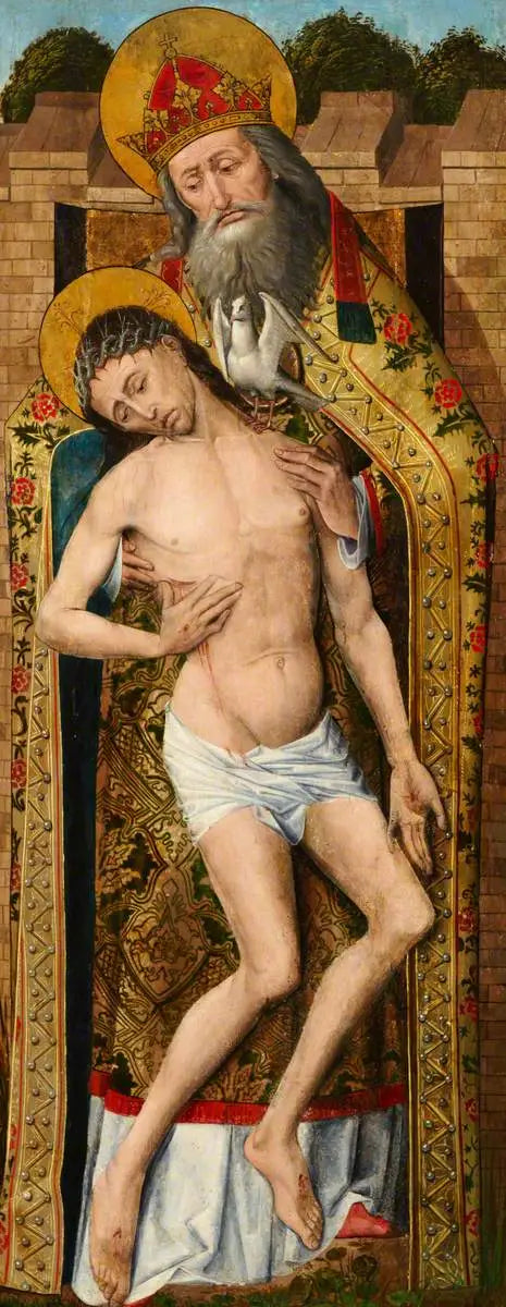 Tryptyk Westona (Chrystus) (tryptyk, skrzydło prawe, zewnętrzna strona) - Rogier van der Weyden