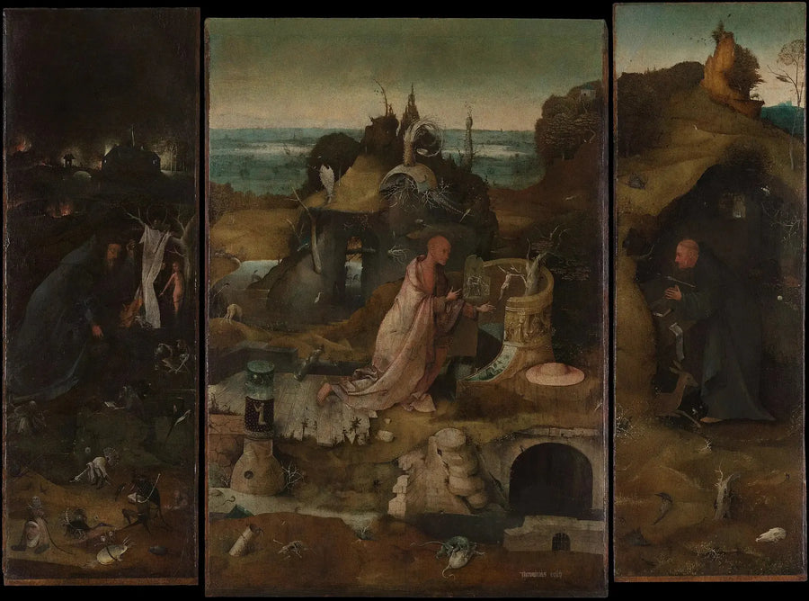 Tryptyk eremitów - Hieronymus Bosch