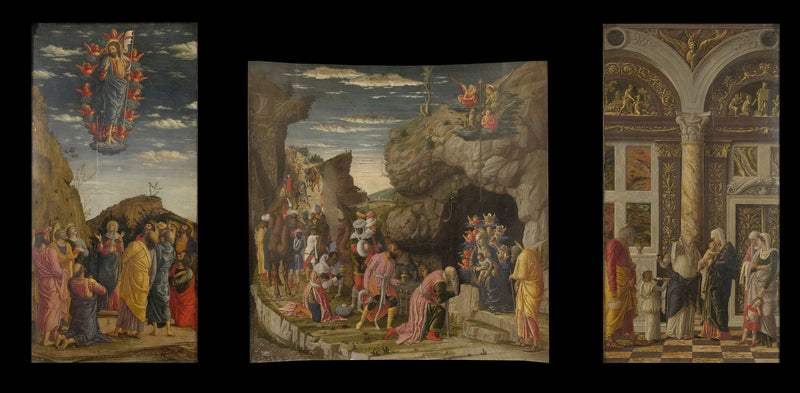 tryptyk z Kaplicy Sykstyńskiej - Andrea Mantegna