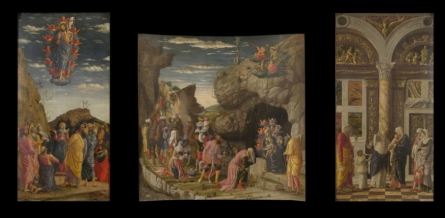 tryptyk z Kaplicy Sykstyńskiej - Andrea Mantegna