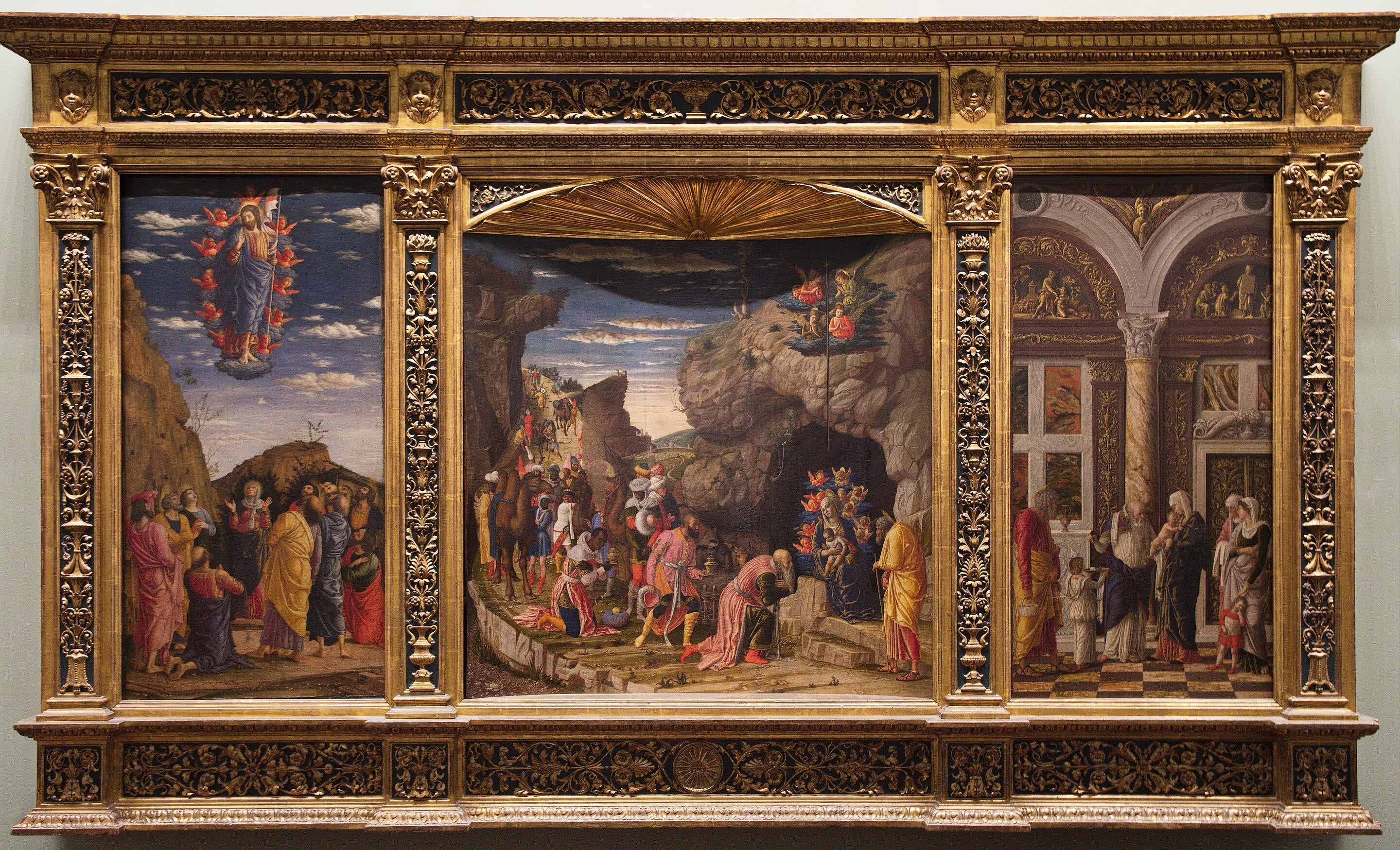 triptyque des Offices - Andrea Mantegna - Alpha Reproduction