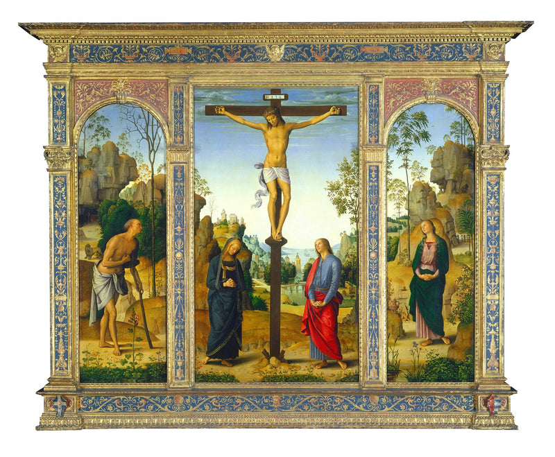 tryptyk Galitzin - Pietro Perugino