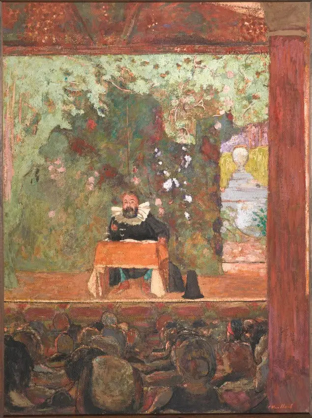 Tristan Bernard mówca - Édouard Vuillard