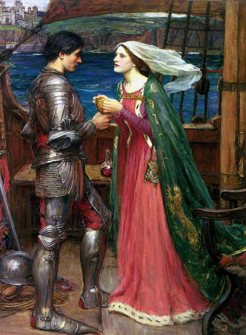 Tristan i Izolda z miksturą - John William Waterhouse
