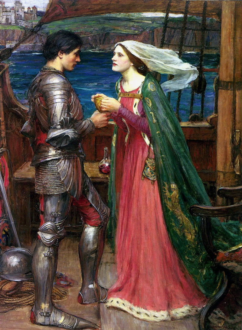 Tristan i Izolda z miksturą - John William Waterhouse