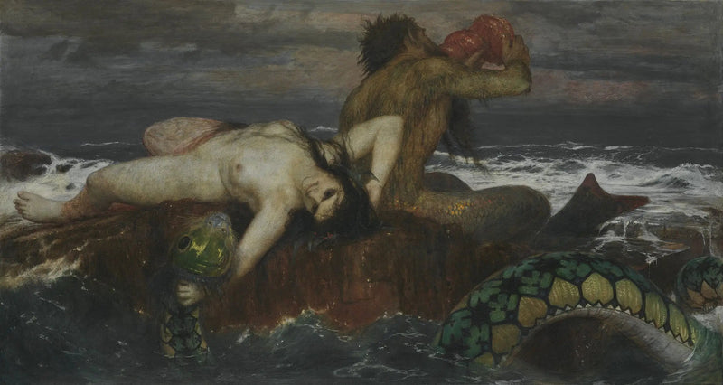 Triton i Nereida - Arnold Böcklin