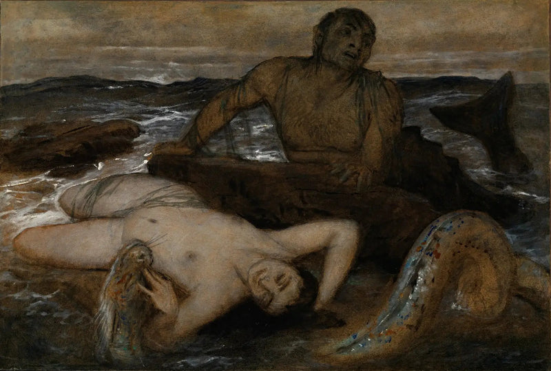 Triton i Nereida - Arnold Böcklin
