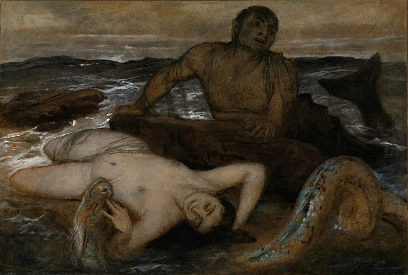 Triton i Nereida - Arnold Böcklin