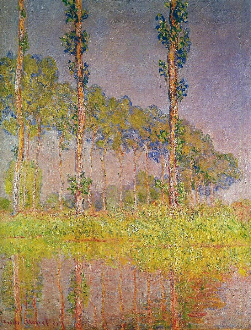 Trzy Drzewa, wiosna W1304 - Claude Monet