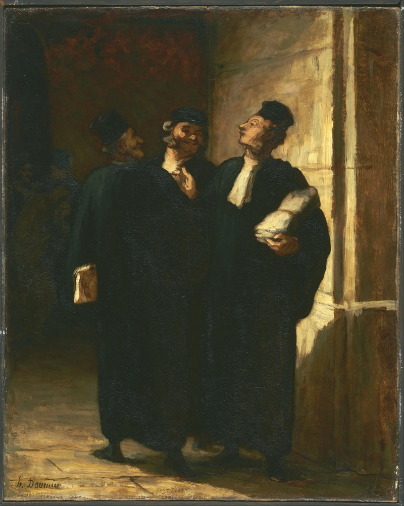 Trzech prawników - Honoré Daumier