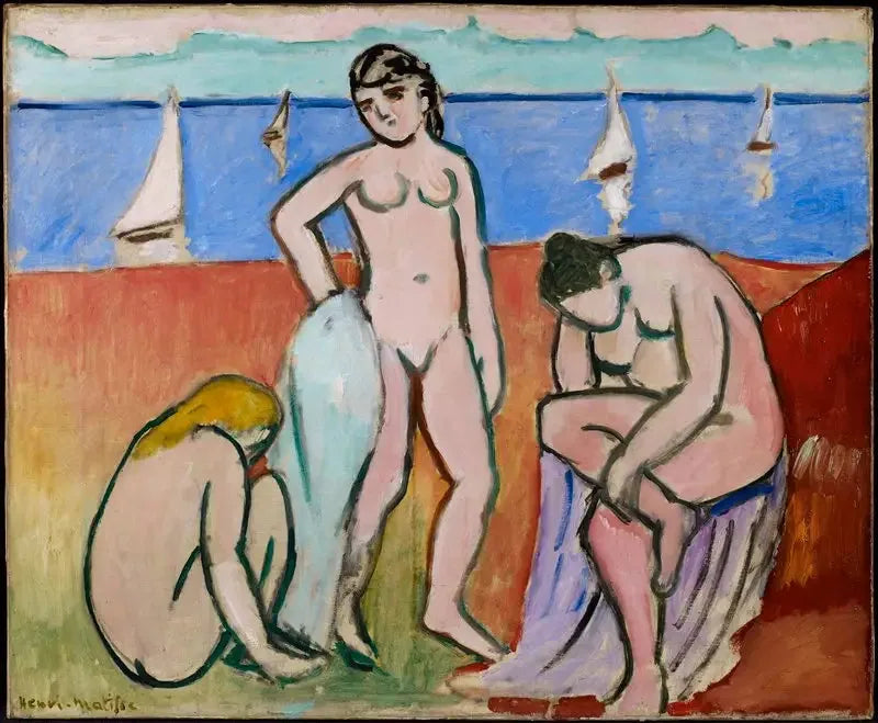 Trzy Kąpiące się - Henri Matisse