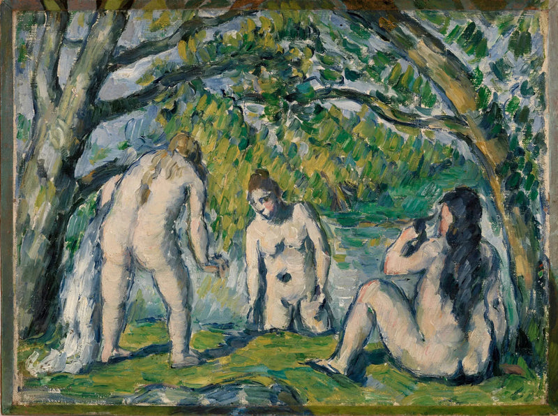 Trzy kąpiące się - Paul Cézanne