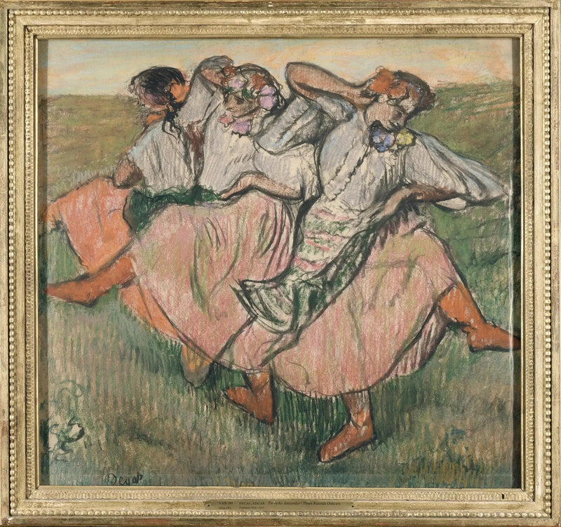 Trzej rosyjscy tancerze - Edgar Degas
