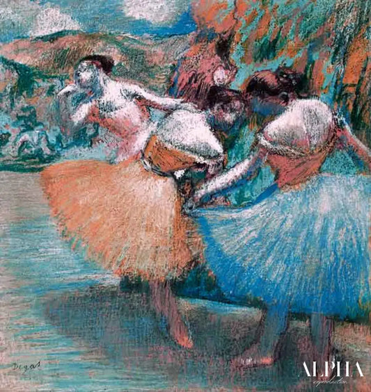 Trois danseuses - Edgar Degas - Reproductions de tableaux et peintures haut de gamme