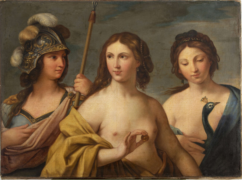 Troje bogiń (Minerwa, Wenus i Junona). - Simon Vouet